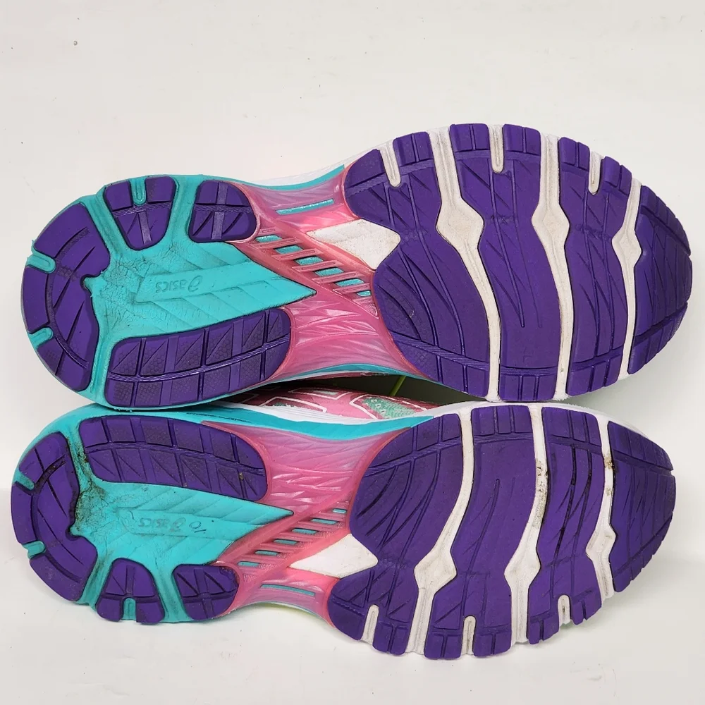 Asics Preowned GT 2000 8 Fresh Ice White Running Shoes Women Sz 7 1012A803 - Picture 9 of 12